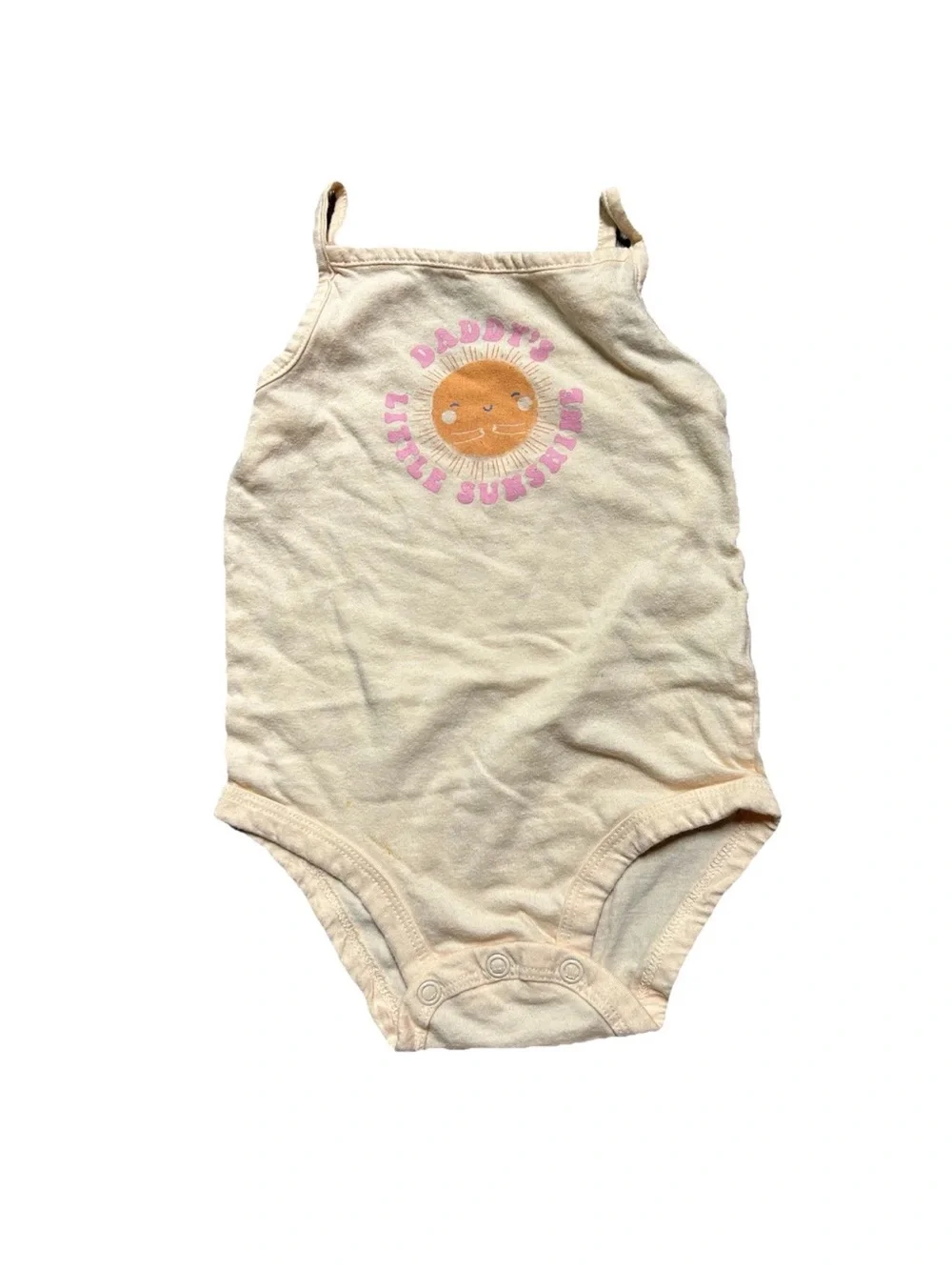 Baby Girl Short Sleeve Tank Top Bodysuits Size 6-9 Months Summer